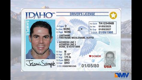 idaho dmv identification card.